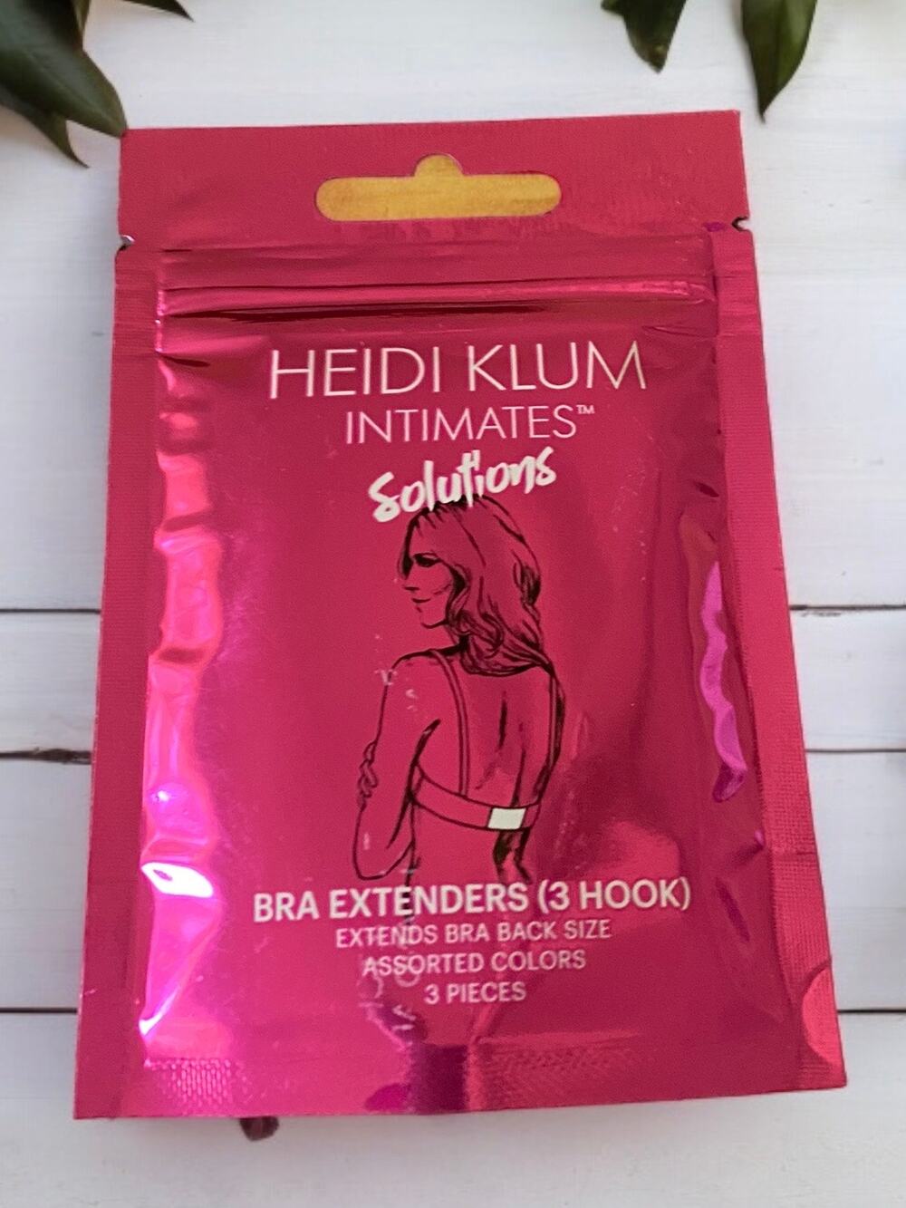 3 Pack Heidi Klum Bra Extenders 3 Hook NEW